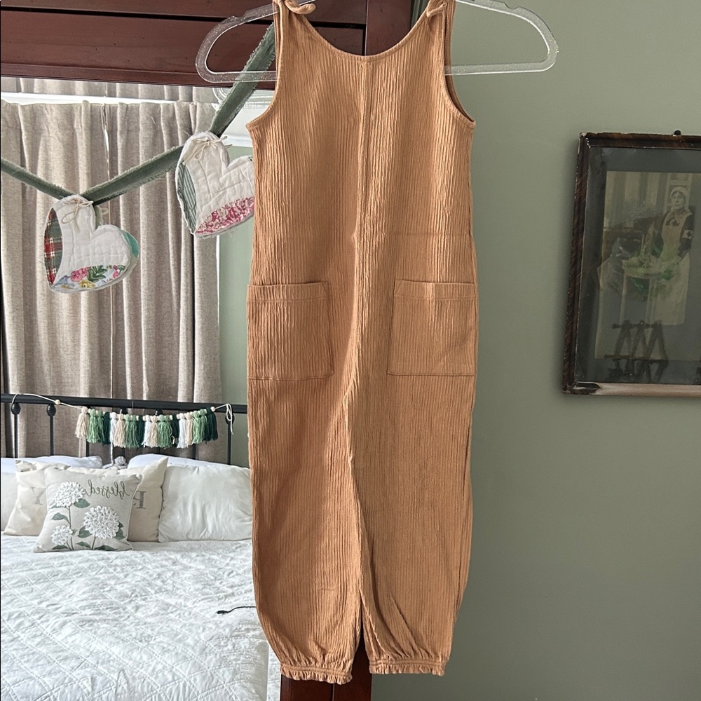 Old Navy Brown Textured Kids Coverall